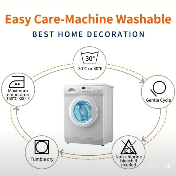 (4) Linen Japanese Inspired Throw Pillow Covers. NWT - Picture 3 of 16